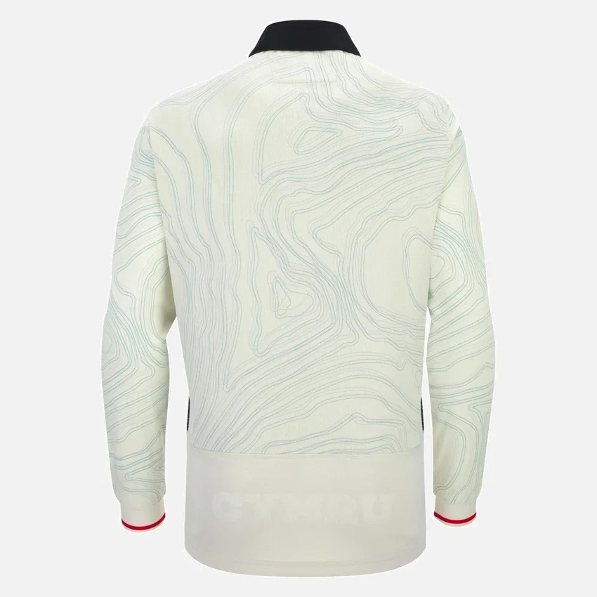 Welsh Rugby 2025/26 Away Long Sleeve Cotton Shirt Welsh Rugby 2025/26 Away Long Sleeve Cotton Shirt