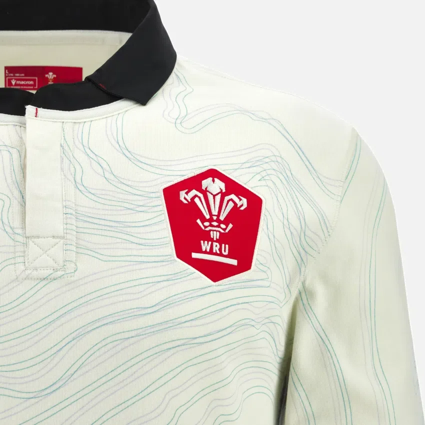 Welsh Rugby 2025/26 Away Long Sleeve Cotton Shirt Welsh Rugby 2025/26 Away Long Sleeve Cotton Shirt