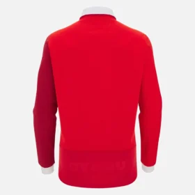 Welsh Rugby 2025/26 Home Long Sleeve Cotton Shirt