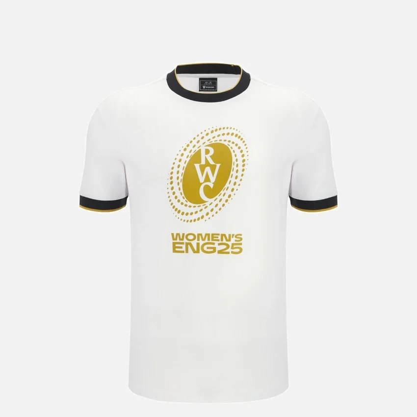Women’s Rugby World Cup 2025 Junior Fan Line Cotton T-Shirt Women’s Rugby World Cup 2025 Junior Fan Line Cotton T-Shirt