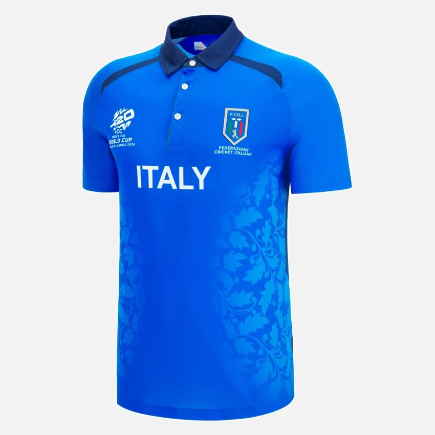 World Cup 2026 Italian Cricket Federation Men’s Match Shirt World Cup 2026 Italian Cricket Federation Men’s Match Shirt