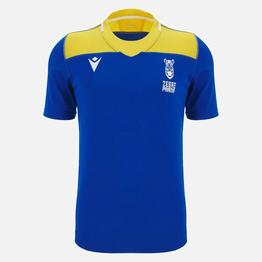 Zebre Parma 2025/26 Adults’ Training Blue Royal/yellow Shirt Zebre Parma 2025/26 Adults’ Training Blue Royal/yellow Shirt