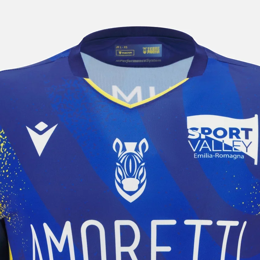 Zebre Parma 2025/26 Junior’s Home Replica Shirt Zebre Parma 2025/26 Junior’s Home Replica Shirt