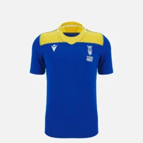 Zebre Parma 2025/26 Junior Training Blue Royal/yellow Shirt